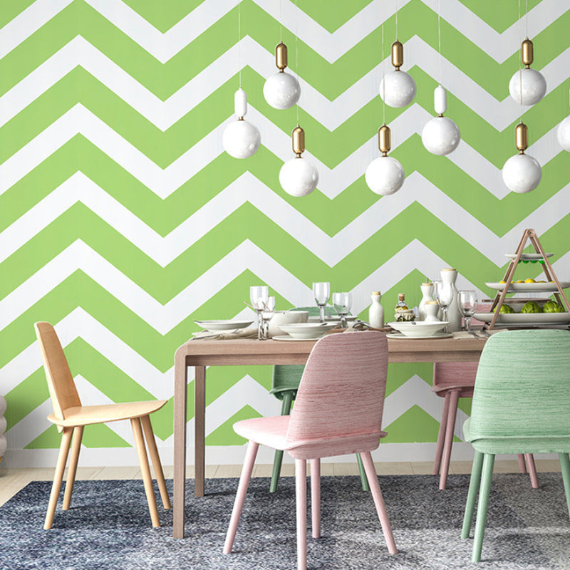 Geometries and Wave Wallpaper Waterproof Non-Pasted PVC Wall Decor in Light Color Clearhalo 'Modern wall decor' 'Modern' 'Wallpaper' Wall Decor' 887802