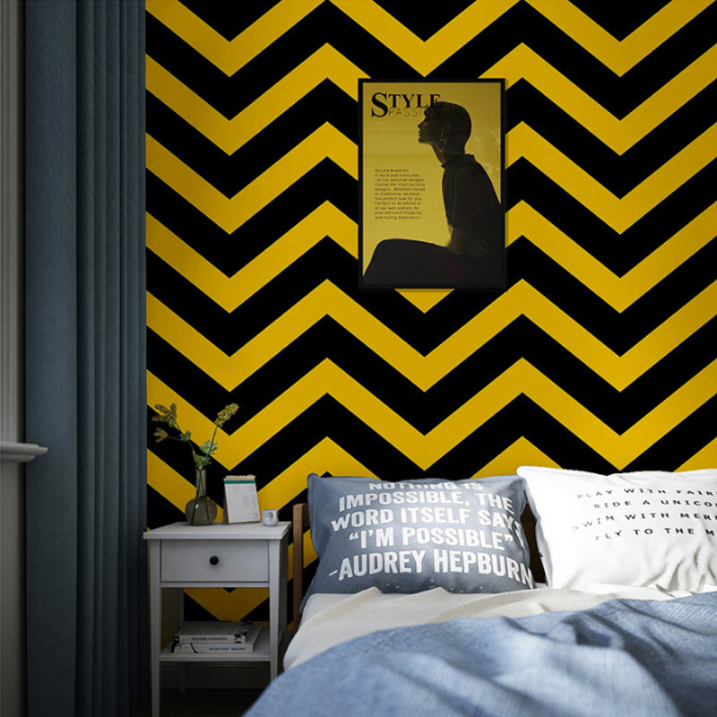 Geometries and Wave Wallpaper Waterproof Non-Pasted PVC Wall Decor in Light Color Clearhalo 'Modern wall decor' 'Modern' 'Wallpaper' Wall Decor' 887810