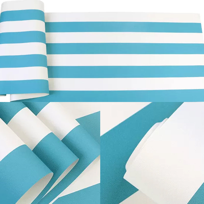 Fresh Color Wide Stripes Wallpaper Decorative Non-Pasted Wall Decor, 20.5 in x 33 ft Clearhalo 'Modern wall decor' 'Modern' 'Wallpaper' Wall Decor' 887830