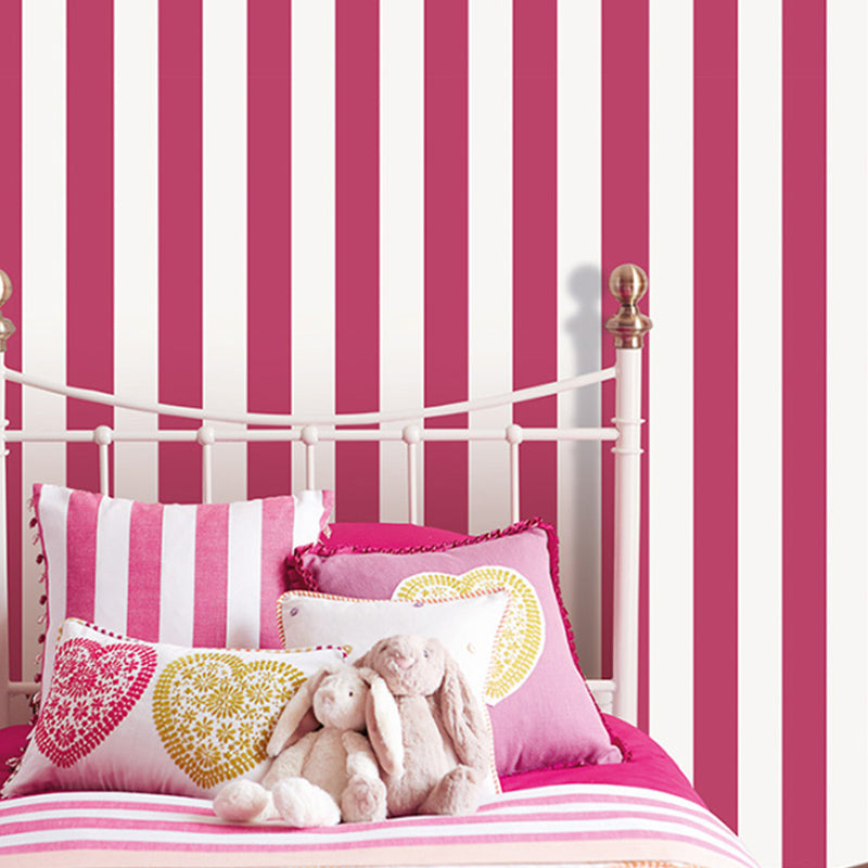 Fresh Color Wide Stripes Wallpaper Decorative Non-Pasted Wall Decor, 20.5 in x 33 ft Clearhalo 'Modern wall decor' 'Modern' 'Wallpaper' Wall Decor' 887834