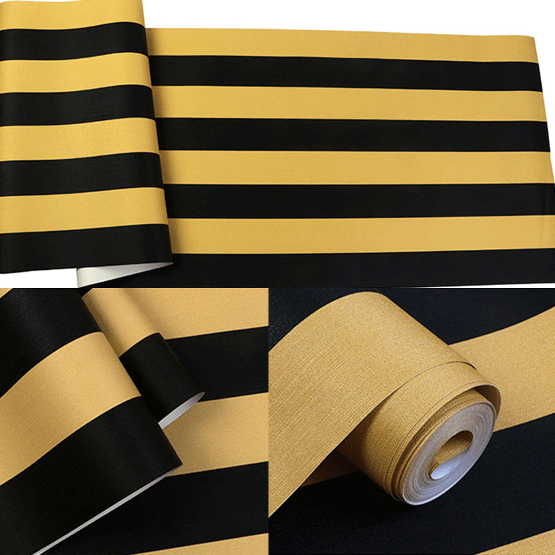 Fresh Color Wide Stripes Wallpaper Decorative Non-Pasted Wall Decor, 20.5 in x 33 ft Clearhalo 'Modern wall decor' 'Modern' 'Wallpaper' Wall Decor' 887842