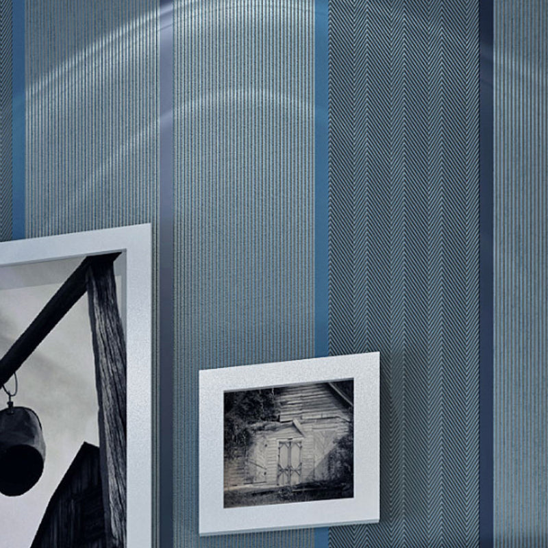 Modern Stripes Wallpaper and Simple Non-Pasted Non-Woven 33-foot x 20.5-inch Clearhalo 'Modern wall decor' 'Modern' 'Wallpaper' Wall Decor' 887879