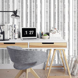 Tassels and Triangle Wallpaper 17.5-inch x 19.5-foot Self-Adhesive Modern and Simple Wall Covering Clearhalo 'Modern wall decor' 'Modern' 'Wallpaper' Wall Decor' 887895