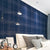 Non-Woven Fabric Wallpaper with Blue and White Grid and Line, Non-Pasted Dark Blue Clearhalo 'Modern wall decor' 'Modern' 'Wallpaper' Wall Decor' 887918