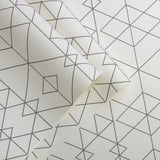 Modern and Light Wall Decor Geometries and Harlequin Non-Pasted Wallpaper, 20.5"W x 33'L Clearhalo 'Modern wall decor' 'Modern' 'Wallpaper' Wall Decor' 888043