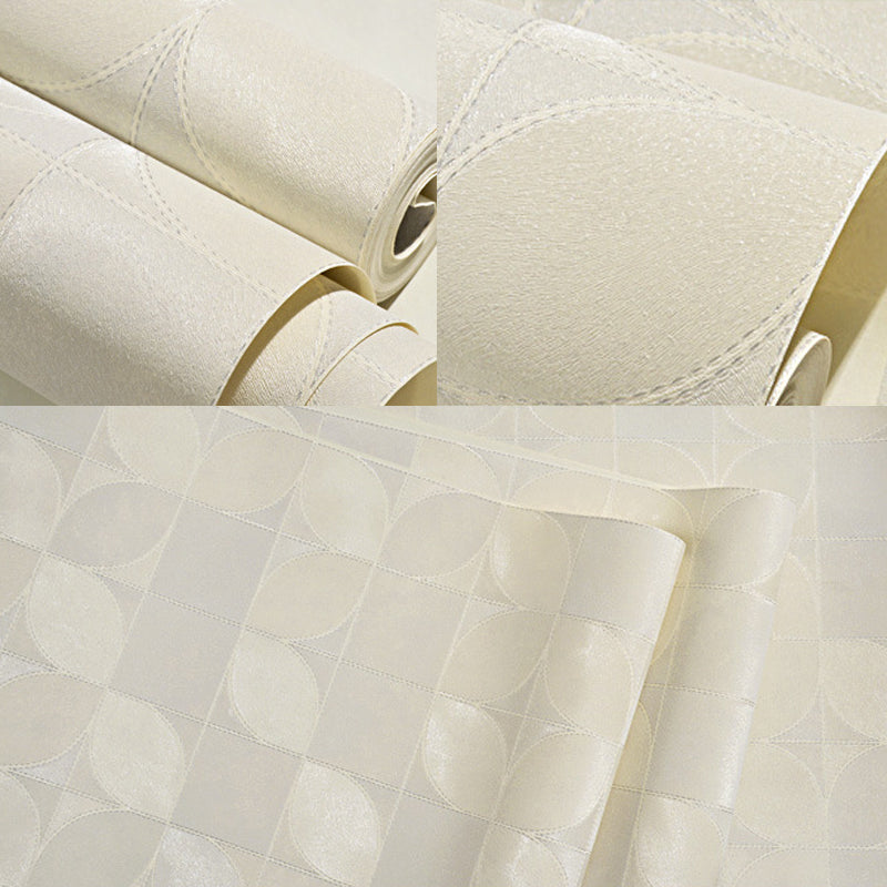 Simple Color Modern Wallpaper Square and Leaves Wall Covering, Non-Pasted Clearhalo 'Modern wall decor' 'Modern' 'Wallpaper' Wall Decor' 888069