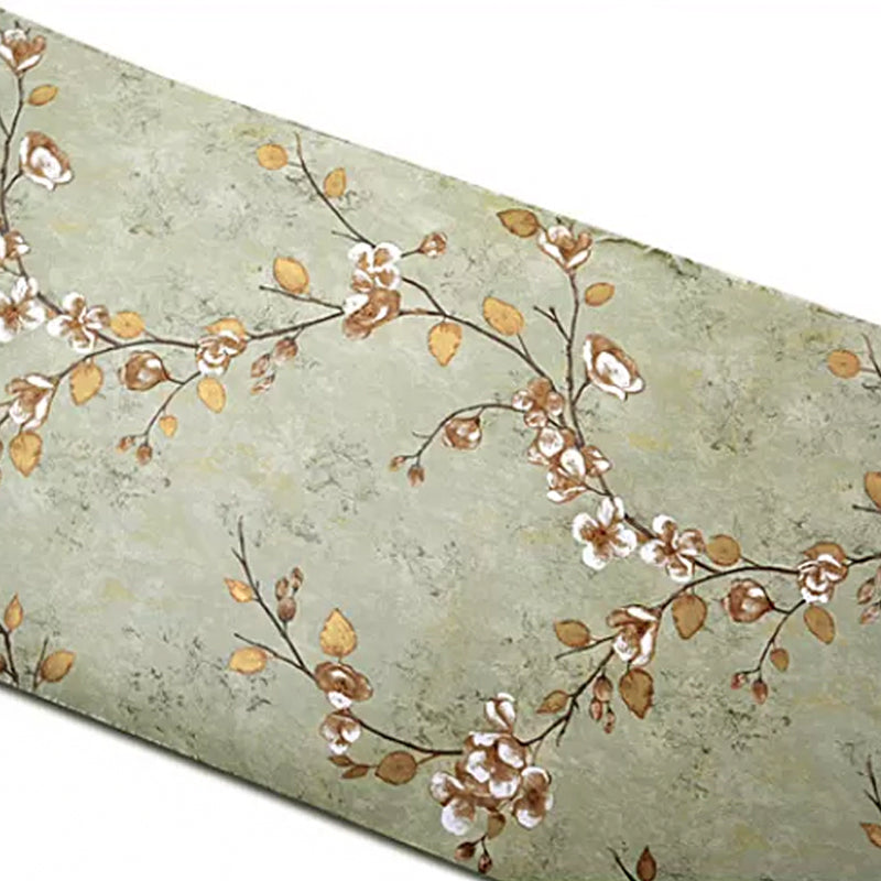 Garden and Countryside Wallpaper Retro American Wall Decor Non-Pasted Non-Woven 31 ft. x 20.5 Clearhalo 'Country wall decor' 'Rustic' 'Wallpaper' Wall Decor' 888120