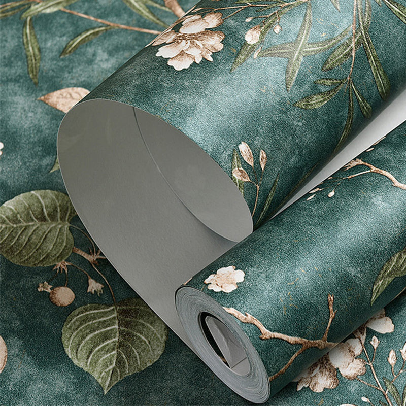 20.5" x 31' American Countryside Wallpaper Tree and Fruit Design Wall Decor, Non-Pasted Clearhalo 'Country wall decor' 'Rustic' 'Wallpaper' Wall Decor' 888159