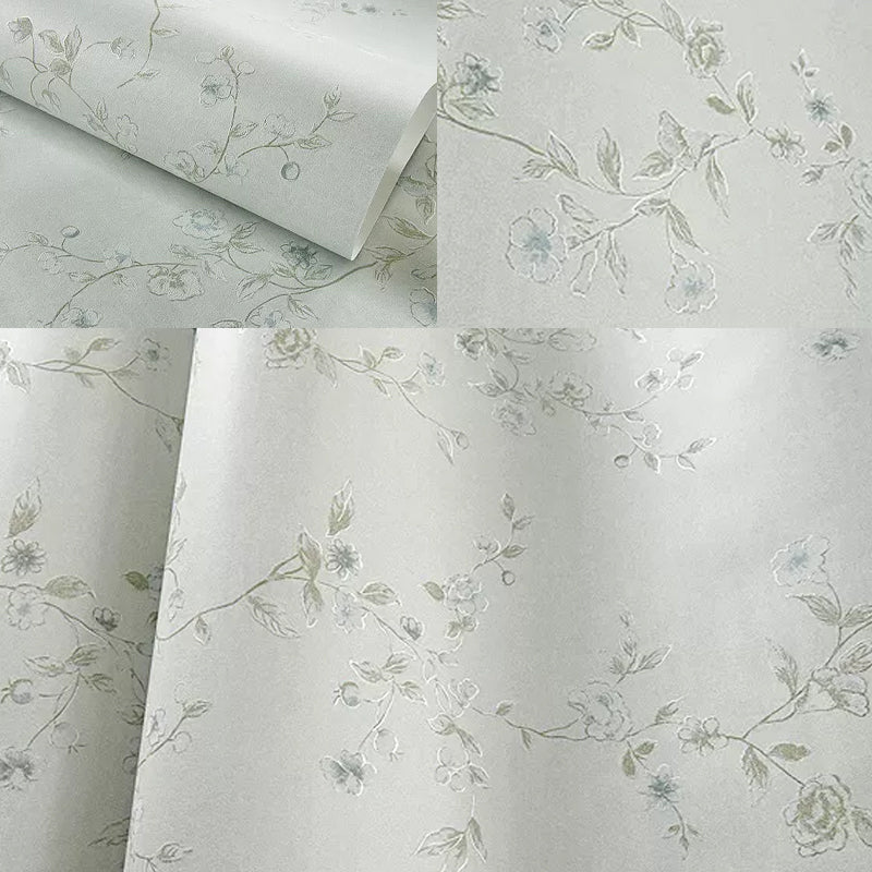 Multi-Colored Garden Vine Wallpaper Floral Design 57.1 sq ft. Non-Pasted Decorative Wall Covering Clearhalo 'Country wall decor' 'Rustic' 'Wallpaper' Wall Decor' 888205