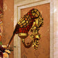 1 Light Wall Mounted Lighting Tiffany Parrot Shaped Stained Glass Sconce Light in Gold with Curvy Arm Clearhalo 'Art deco wall lights' 'Cast Iron' 'Glass' 'Industrial' 'Middle century wall lights' 'Modern' 'Tiffany wall lights' 'Tiffany' 'Traditional wall lights' 'Wall Lamps & Sconces' 'Wall Lights' Lighting' 890335