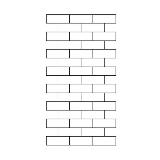 Nordic Simple Grid Brick Wallpaper in Black and White 20.5 in x 33 ft, Non-Pasted Clearhalo 'Modern wall decor' 'Modern' 'Wallpaper' Wall Decor' 892778