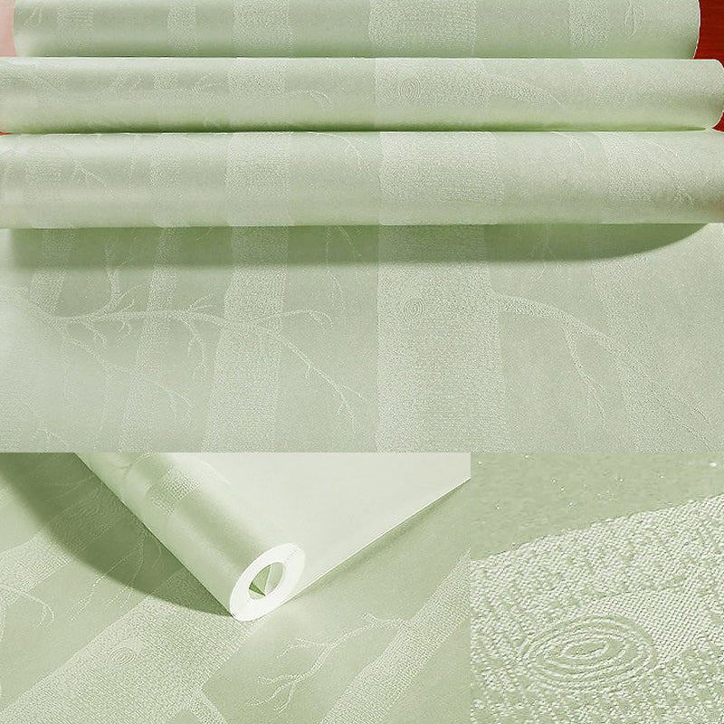 Pastel Color Natural Tree Wallpaper 20.5-inch x 33-foot Non-Woven Decorative Forest and Birch Tree Wall Covering Clearhalo 'Modern wall decor' 'Modern' 'Wallpaper' Wall Decor' 893234