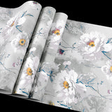 Hand Printed Floral Pattern Wallpaper Non-Woven 20.5"W x 33'L Wall Covering Clearhalo 'Modern wall decor' 'Modern' 'Wallpaper' Wall Decor' 893272