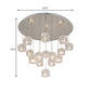 Clear Crystal Cube Multi-Pendant Modernist 15 Lights Silver LED Ceiling Suspension Lamp Clearhalo 'Ceiling Lights' 'Modern Pendants' 'Modern' 'Pendant Lights' 'Pendants' Lighting' 893834