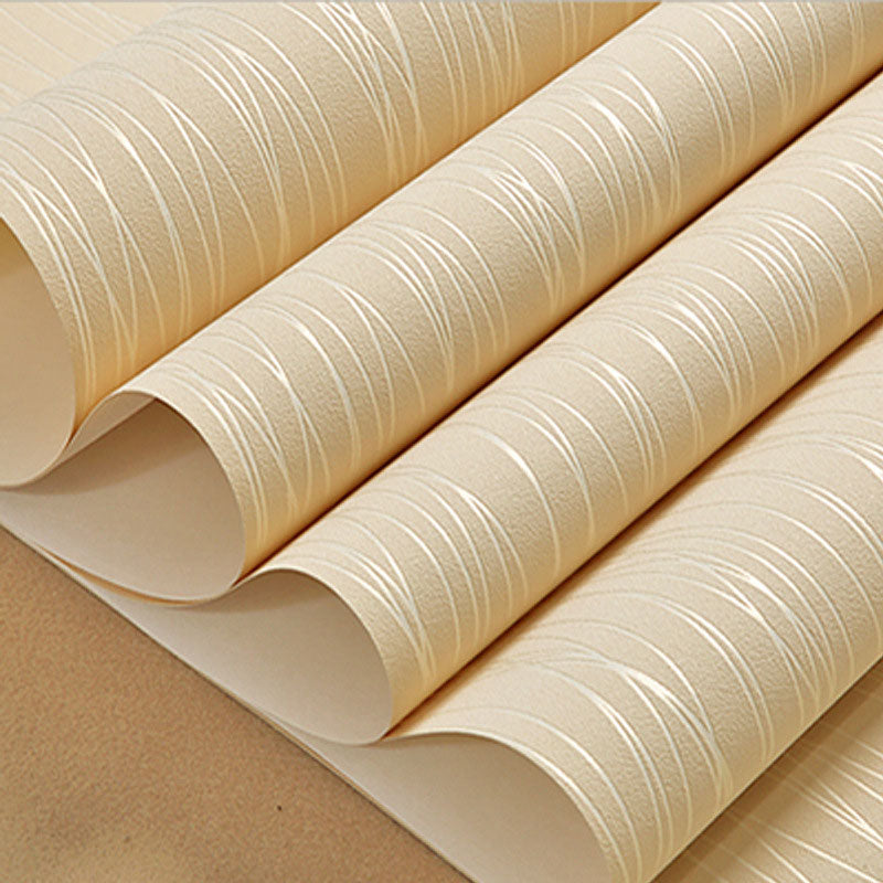 Non-Woven Wallpaper with Pastel Color Stripe and Vertical Line, 31 ft. x 20.5 Clearhalo 'Modern wall decor' 'Modern' 'Wallpaper' Wall Decor' 896814