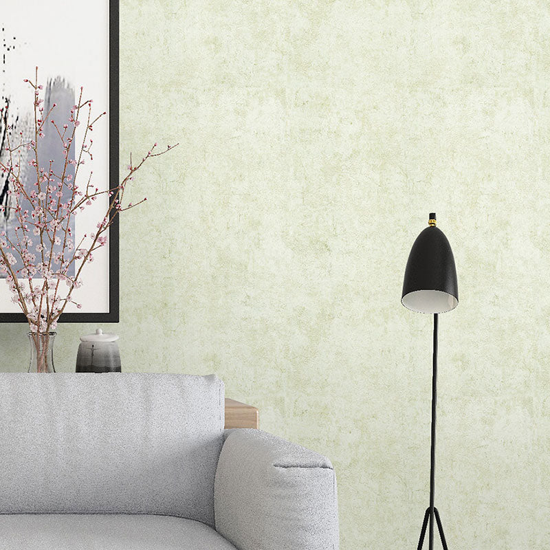 Pastel Color Non-Woven Wallpaper Moisture Resistant Non-Pasted Light Green Clearhalo 'Modern wall decor' 'Modern' 'Wallpaper' Wall Decor' 896816