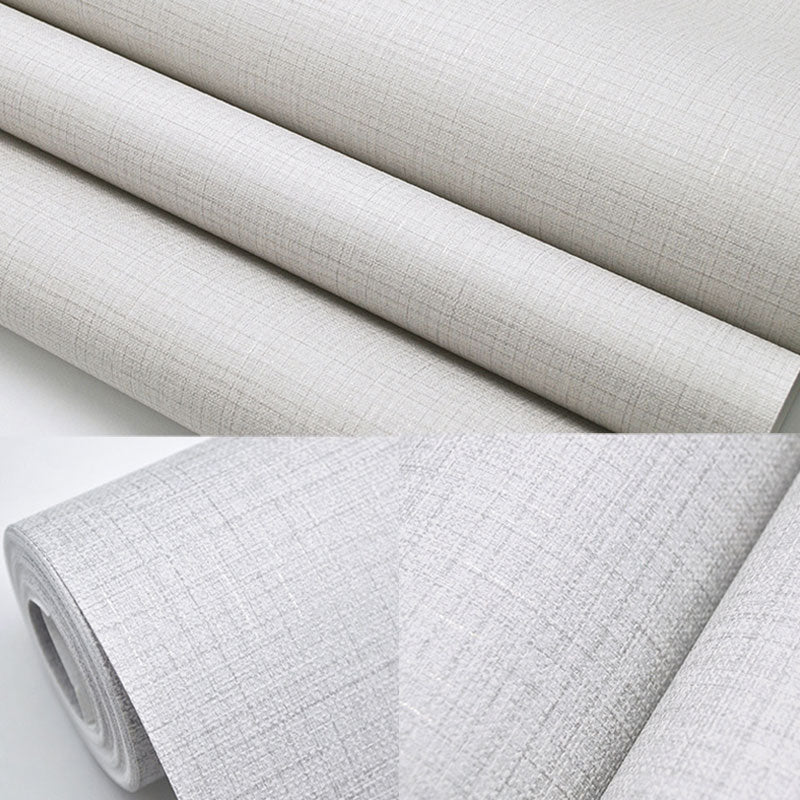 Modern and Simple Wall Decor Linen and Embossed Granule Non-Pasted Wallpaper, 31'L x 20.5"W Clearhalo 'Modern wall decor' 'Modern' 'Wallpaper' Wall Decor' 896828
