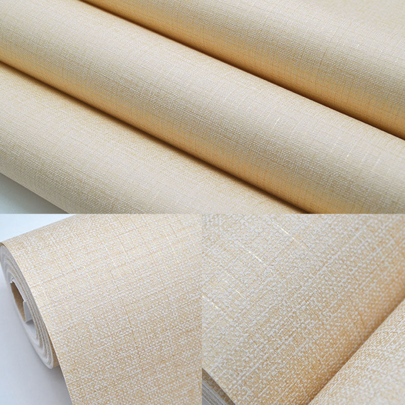 Modern and Simple Wall Decor Linen and Embossed Granule Non-Pasted Wallpaper, 31'L x 20.5"W Clearhalo 'Modern wall decor' 'Modern' 'Wallpaper' Wall Decor' 896834