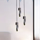 Ice Block Crystal Ceiling Light Modern 1 Head Living Room Suspension Lighting in Black Clearhalo 'Ceiling Lights' 'Modern Pendants' 'Modern' 'Pendant Lights' 'Pendants' Lighting' 897166