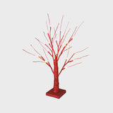 Red Tree Night Table Lighting Modern LED Plastic Nightstand Light for Living Room Clearhalo 'Lamps' 'Table Lamps' Lighting' 897328