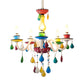Crystal Candle Pendant Lighting Macaroon 5/6/8 Heads Red-Yellow-Blue-Green Chandelier Light Fixture Clearhalo 'Ceiling Lights' 'Chandeliers' Lighting' options 898202