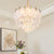 Modernism 4-Tier Chandelier Lamp Fixture Clear Prismatic Crystal 9-Light Dining Room Hanging Light Clear Clearhalo 'Ceiling Lights' 'Chandeliers' 'Clear' 'Close To Ceiling Lights' 'Glass shade' 'Glass' 'Industrial' 'Modern Chandeliers' 'Modern' 'Tiffany' 'Traditional Chandeliers' Lighting' 898309
