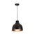Farmhouse Dome Shade Hanging Fixture 1 Bulb Iron Pendant Ceiling Light with Adjustable Cord in Black Black Clearhalo 'Art Deco Pendants' 'Black' 'Cast Iron' 'Ceiling Lights' 'Ceramic' 'Crystal' 'Industrial Pendants' 'Industrial' 'Metal' 'Middle Century Pendants' 'Pendant Lights' 'Pendants' 'Rustic Pendants' 'Tiffany' Lighting' 90016