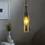 Bottle Glass Pendant Light Fixture Farmhouse 1 Bulb Living Room Ceiling Light Fixture in Brown/Yellow Yellow Clearhalo 'Ceiling Lights' 'Chandeliers' 'Close To Ceiling Lights' 'Glass shade' 'Glass' 'Industrial Pendants' 'Industrial' 'Middle Century Pendants' 'Pendant Lights' 'Pendants' 'Tiffany' Lighting' 90456