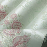 Natural Color Wallpaper Non-Woven Decorative Damask Design Wall Covering, 33-foot x 20.5-inch Clearhalo 'Vintage wall decor' 'Vintage' 'Wallpaper' Wall Decor' 914813