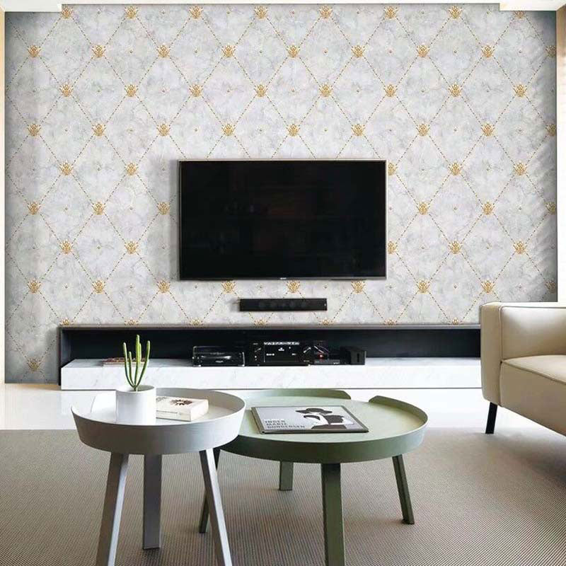 Light Color Harlequin Wallpaper 20.5 in x 31 ft Non-Pasted Stain-Resistant Wall Decor Beige Clearhalo 'Vintage wall decor' 'Vintage' 'Wallpaper' Wall Decor' 914924