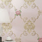 Non-Pasted Wall Covering 33' x 20.5" Minimalist Embossed Flower Wallpaper for Bedroom Light Pink Clearhalo 'Vintage wall decor' 'Vintage' 'Wallpaper' Wall Decor' 915070