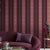 Vintage Wall Covering Simple Stripe Non-Pasted Wallpaper Roll, 57.1 sq ft. Burgundy Clearhalo 'Vintage wall decor' 'Vintage' 'Wallpaper' Wall Decor' 915144