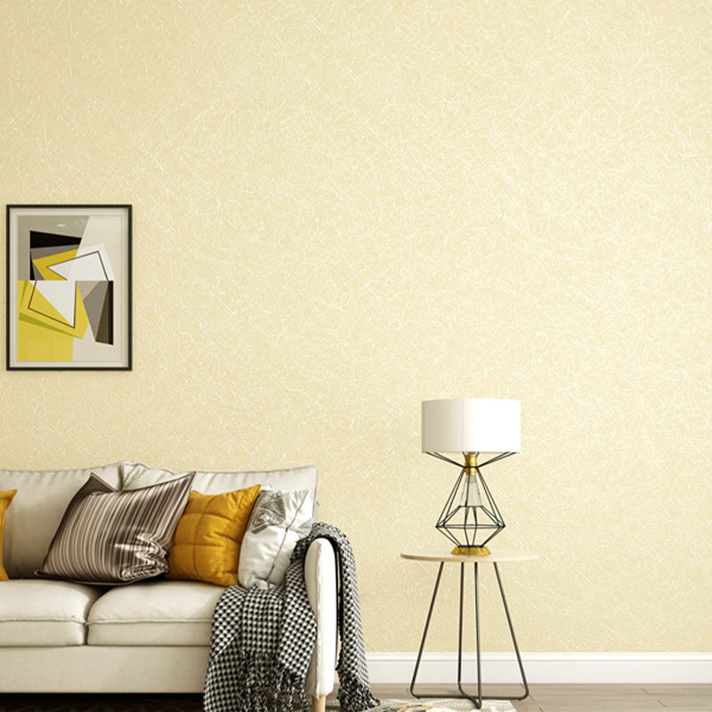 Minimalist Linen PVC Wallpaper Non-Pasted Wall Decor in Plain Color, 31'L x 20.5"W Clearhalo 'Modern wall decor' 'Modern' 'Wallpaper' Wall Decor' 915218