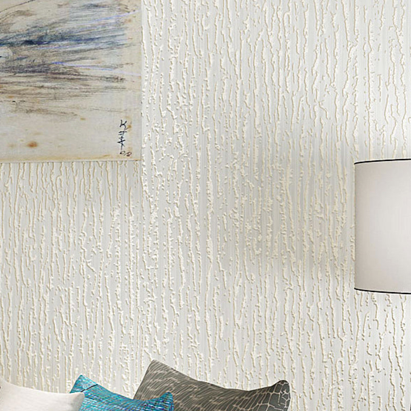 Morandi Color Non-Woven Wallpaper Decorative Textured Stripe Wall Decor, 31 ft. x 20.5 in Beige Clearhalo 'Modern wall decor' 'Modern' 'Wallpaper' Wall Decor' 915250