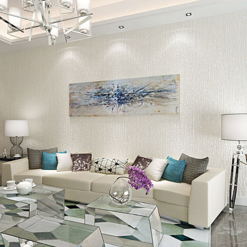 Morandi Color Non-Woven Wallpaper Decorative Textured Stripe Wall Decor, 31 ft. x 20.5 in Clearhalo 'Modern wall decor' 'Modern' 'Wallpaper' Wall Decor' 915251