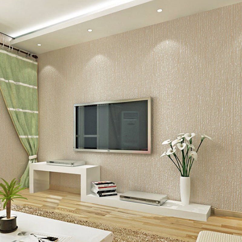 Morandi Color Non-Woven Wallpaper Decorative Textured Stripe Wall Decor, 31 ft. x 20.5 in Clearhalo 'Modern wall decor' 'Modern' 'Wallpaper' Wall Decor' 915270