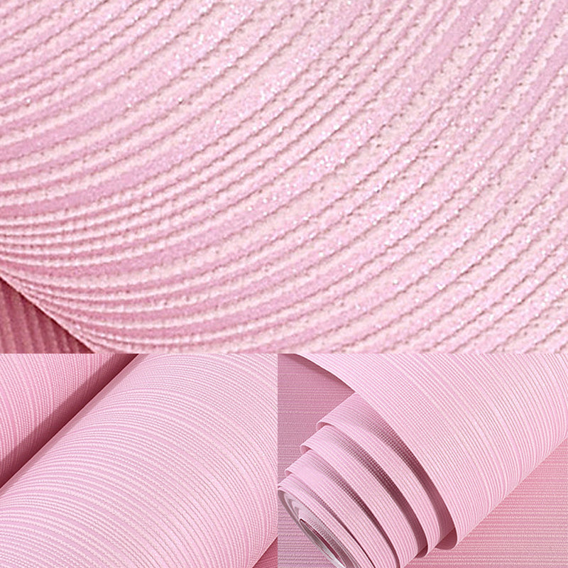 Non-Woven Wallpaper Roll 20.5"W x 31'L Contemporary Non-Pasted Wall Covering with Simple Stripe Clearhalo 'Modern wall decor' 'Modern' 'Wallpaper' Wall Decor' 915320