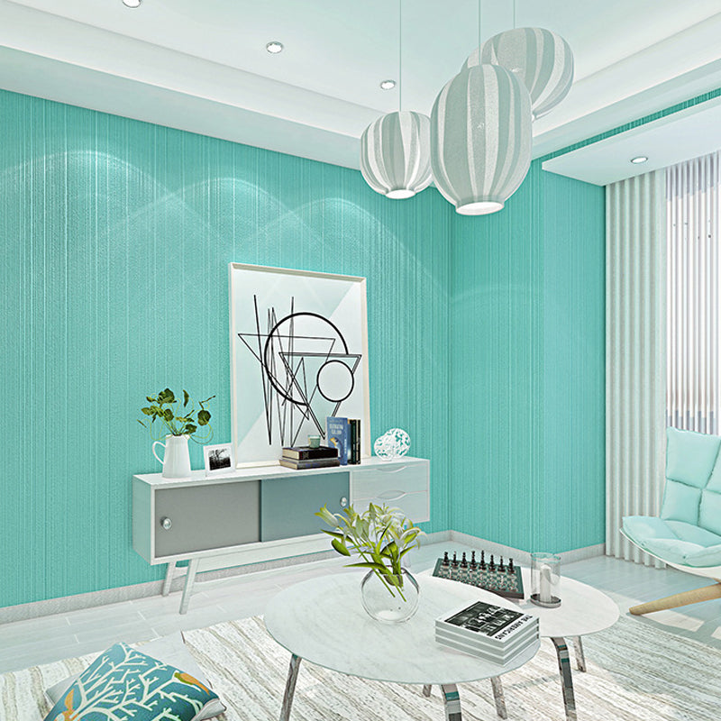 Non-Woven Wallpaper Roll 20.5"W x 31'L Contemporary Non-Pasted Wall Covering with Simple Stripe Clearhalo 'Modern wall decor' 'Modern' 'Wallpaper' Wall Decor' 915323