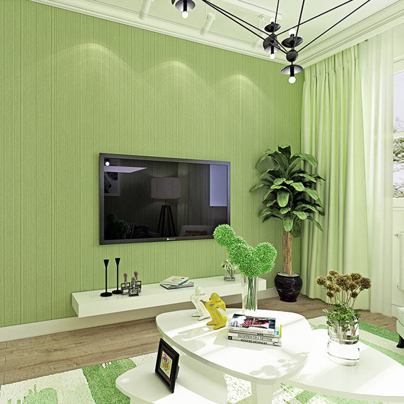 Non-Woven Wallpaper Roll 20.5"W x 31'L Contemporary Non-Pasted Wall Covering with Simple Stripe Clearhalo 'Modern wall decor' 'Modern' 'Wallpaper' Wall Decor' 915327