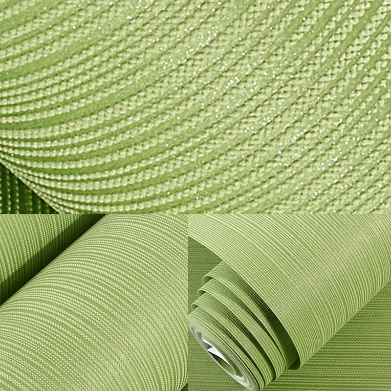 Non-Woven Wallpaper Roll 20.5"W x 31'L Contemporary Non-Pasted Wall Covering with Simple Stripe Clearhalo 'Modern wall decor' 'Modern' 'Wallpaper' Wall Decor' 915328