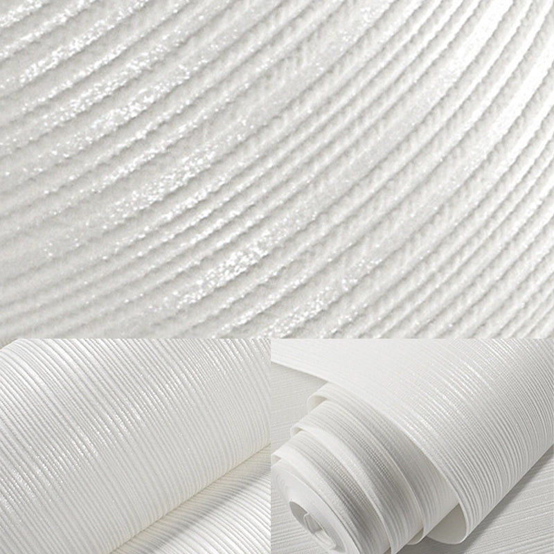 Non-Woven Wallpaper Roll 20.5"W x 31'L Contemporary Non-Pasted Wall Covering with Simple Stripe Clearhalo 'Modern wall decor' 'Modern' 'Wallpaper' Wall Decor' 915335