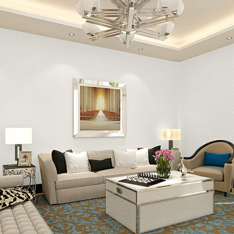 Decorative Wall Covering Contemporary Tile Pattern Wallpaper Roll, 31'L x 20.5"W, Non-Pasted Light Khaki Clearhalo 'Modern wall decor' 'Modern' 'Wallpaper' Wall Decor' 915347