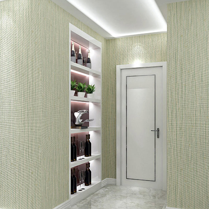 Contemporary Wall Decor Grasswoven Stripe Non-Pasted Wallpaper Roll, 31' x 20.5" Clearhalo 'Modern wall decor' 'Modern' 'Wallpaper' Wall Decor' 915370