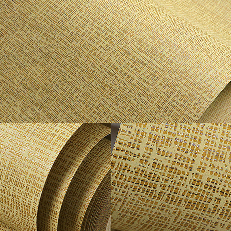 Natural Color Texture Pattern Wallpaper Stain-Resistant Non-Pasted Wall Covering, 20.5 in x 33 ft Clearhalo 'Modern wall decor' 'Modern' 'Wallpaper' Wall Decor' 915407