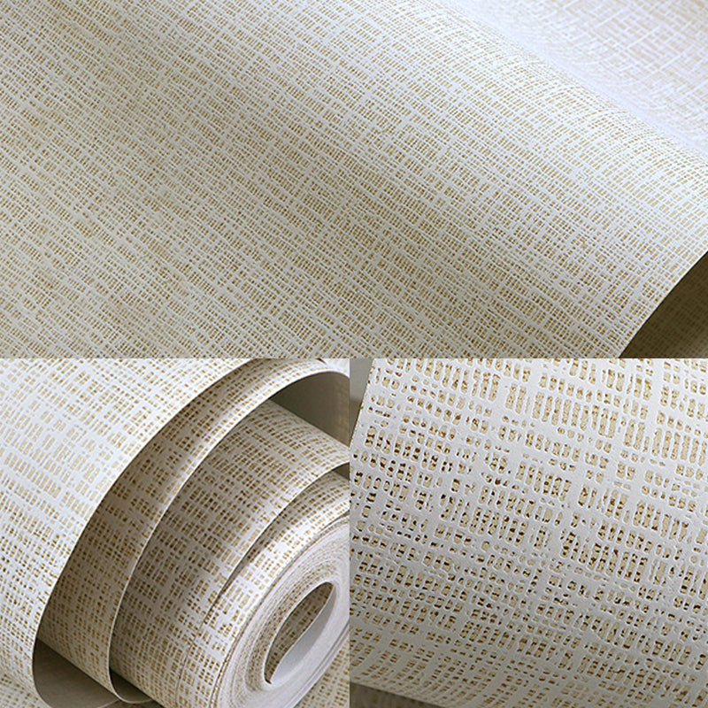 Natural Color Texture Pattern Wallpaper Stain-Resistant Non-Pasted Wall Covering, 20.5 in x 33 ft Clearhalo 'Modern wall decor' 'Modern' 'Wallpaper' Wall Decor' 915410