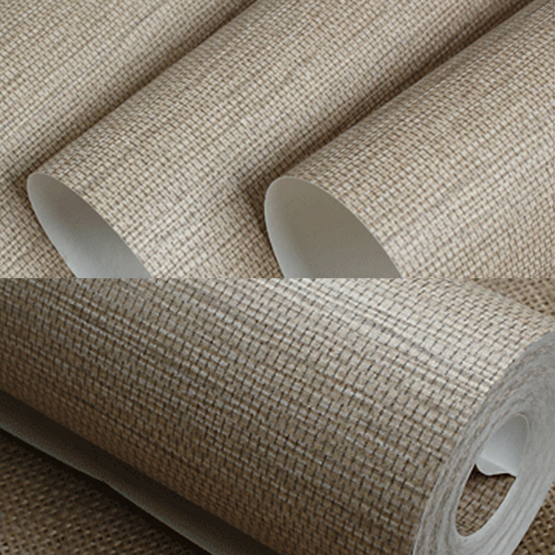 Grasswoven Non-Pasted Wall Covering, 33-foot x 20.5-inch, Morandi Color Clearhalo 'Modern wall decor' 'Modern' 'Wallpaper' Wall Decor' 915433