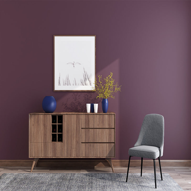 20.5 in x 31 ft Wall Covering Contemporary Plain Design Non-Pasted Wallpaper in Pastel Color Dark Purple Clearhalo 'Modern wall decor' 'Modern' 'Wallpaper' Wall Decor' 915535