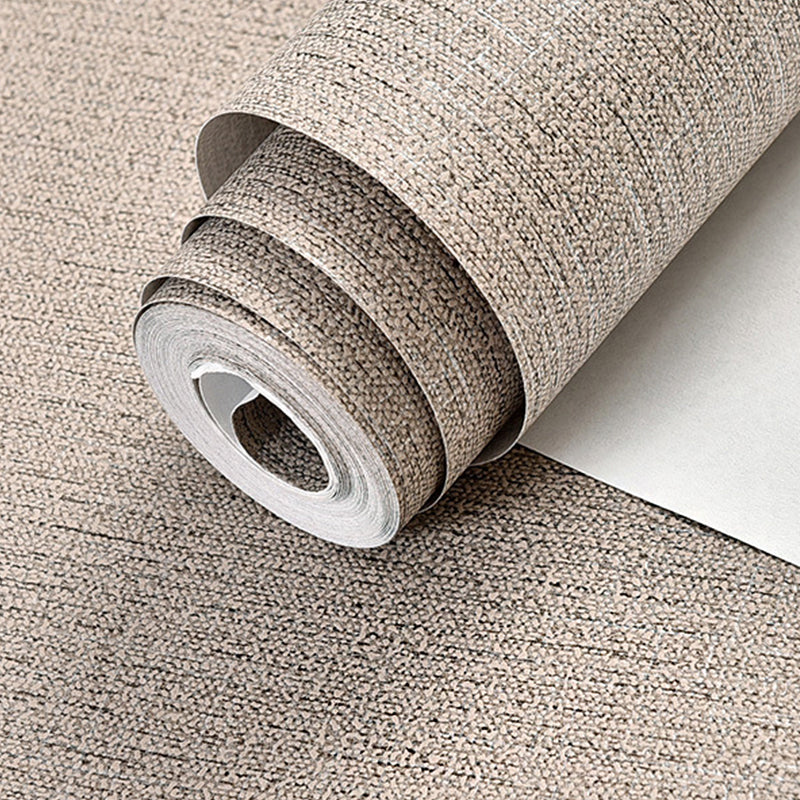 Contemporary Wallpaper Roll Plain Pattern Non-Pasted Wall Covering, 20.5 in x 33 ft Clearhalo 'Modern wall decor' 'Modern' 'Wallpaper' Wall Decor' 915555