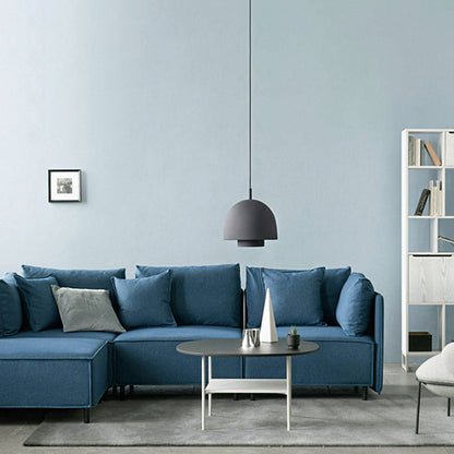 Reading Room PVC Wall Decor Contemporary Pastel Color Plain Design Wallpaper, Easy to Remove Light Blue Clearhalo 'Modern wall decor' 'Modern' 'Wallpaper' Wall Decor' 915641