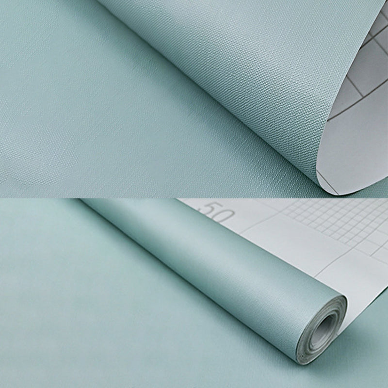 Reading Room PVC Wall Decor Contemporary Pastel Color Plain Design Wallpaper, Easy to Remove Clearhalo 'Modern wall decor' 'Modern' 'Wallpaper' Wall Decor' 915645